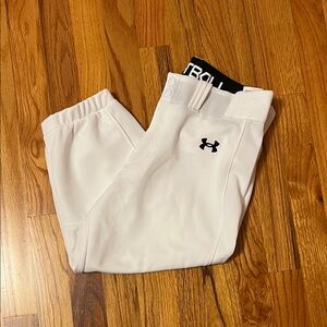 Under Armour Kids White Softball Pants